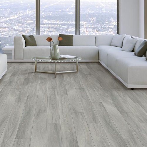 Living Room Gray Greige Luxury Vinyl Plank LVP -  Gary Denney Floor Covering & Carpet Warehouse in The Dalles, OR